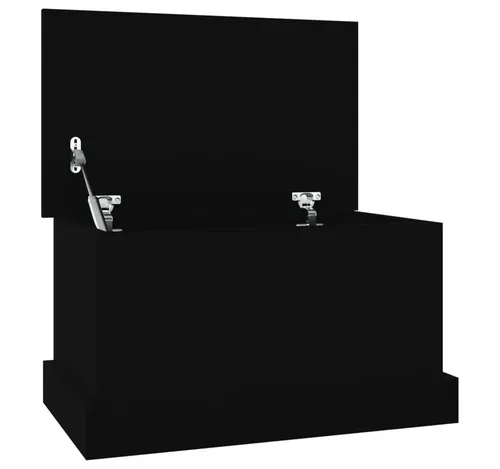 vidaXL Aufbewahrungsbox mit Deckel - Bürostuhl-Zubehör, langlebige Holzwerkstoff-Truhe mit praktischem Deckel für Stauraum und vielseitige Nutzung als Tisch.