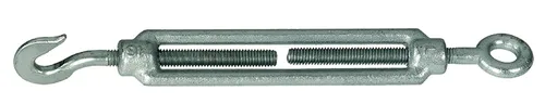 Alberts Spannschloss mit Haken & Öse M8 - 10er Set - Praktisches 10er Set Spannschlösser aus robustem Stahl, ideal zur sicheren Befestigung. Verzinktes Finish sorgt für Langlebigkeit und Korrosionsschutz.