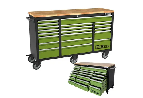 Baumarktplus Werkstattwagen Deluxe XXL grün unbestückt von Trutzholm