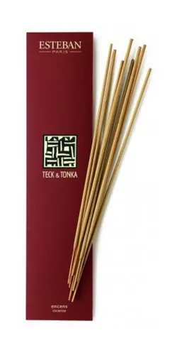 Esteban Räucherstäbchen Teck & Tonka - 20 Stück, Eine der schönsten Parfümnoten in der Geschichte