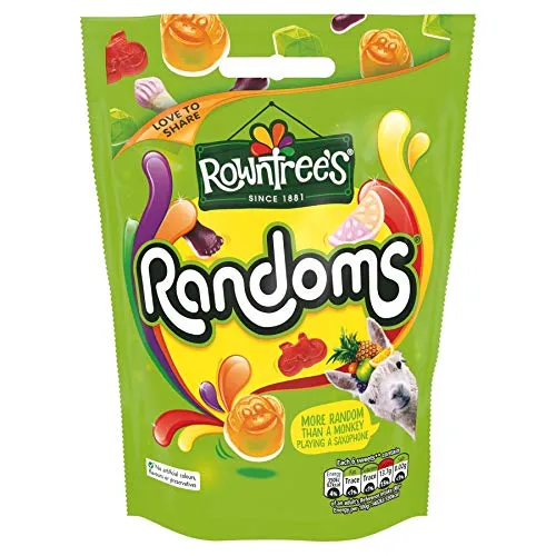 Rowntrees Randoms Gelee-Fruchtgummi-Mischung - 120g - 2er-Packung
