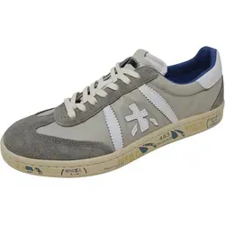 Premiata Bonni Herren Sneaker low in Grau – Größe 41 - Stylische Sneaker low von Premiata in Grau, aus hochwertigem Velourleder. Ideal für den Alltag, bieten sie Komfort und ein modernes Design.