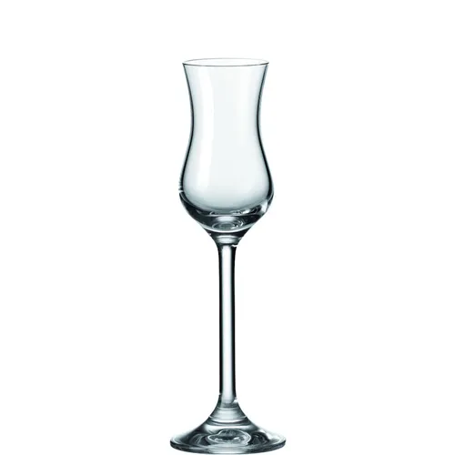 Leonardo Grappaglas 063319 - Elegantes Grappaglas in klarem Design, ideal für stilvolle Anlässe. Maße: BxHxT 6x20x6 cm, Durchmesser 4,5 cm.