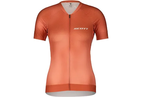 Scott T-Shirt Radtrikot W RC PRO S/SL SHIRT - Hochwertiges Damen-Radtrikot mit durchgehendem Reißverschluss für optimale Belüftung. Die rutschfesten Silikonstreifen sorgen für perfekten Sitz, ideal für sportliche Herausforderungen.