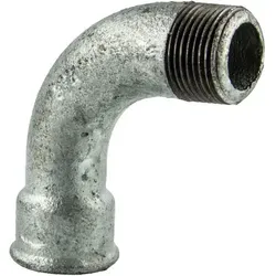 Gebo - Temperguss-gewindefitting Verzinkt Langer Bogen 90°, Ig X Ag 3/4 Zoll, Typ 1, Dvgw