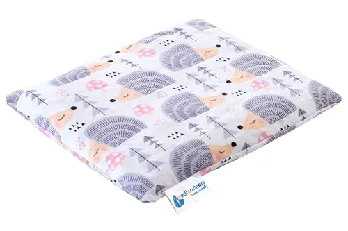 Medi Partners Kirschkernkissen Mikrowelle 20x25cm Körnerkissen groß Wärmekissen 500g Rechteck 100% Baumwolle Öko Natur Massagetherapie - Kirschkernkissen nacken schulter Kältetherapie (Igel)