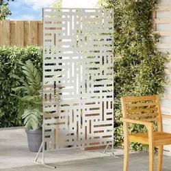 Maison Exclusive Sichtschutz Grau 100 x 50 x 180 cm aus Stahl