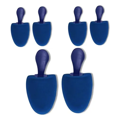 DELFA Schuhspanner Rund - Größe 37-41 - Set aus 3 Paar - Schaumstoff Schuhformer Schuhstrecker - für Damen Schuhe mit abgerundeter Form