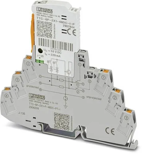 Phoenix Contact TTC-6P-2X1-F-48DC-PT-I Überspannungsschutz