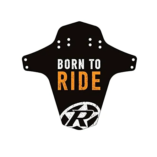 Reverse Mudguard Schutzblech Born to Ride, fox orange in orange von Reverse