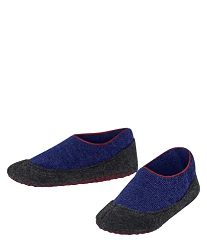 FALKE Stoppersocken Cosy Slipper K Hp Wolle rutschhemmende Noppen 1 Paar, Blau Cobalt Blue 6054, 25-26
