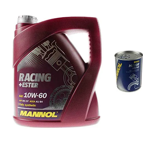 4L Motoröl MANNOL Racing + Ester 10W-60 1x Motor Doctor ADDITIV
