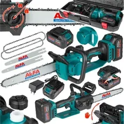 Akku Kettensäge 12 Zoll mit 2x 21V Akku – Effizient und handlich