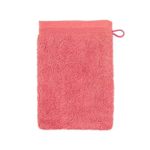 Möve Superwuschel Waschhandschuh 20 x 15 cm aus 100% Baumwolle, Coral