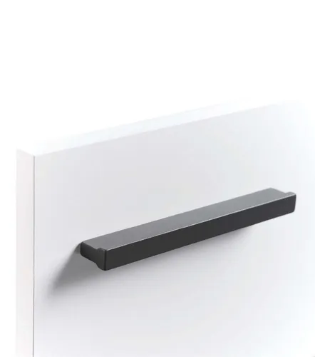 mokebo Möbelgriff Der Griffige (aus Aluminium), Griff für Möbel, Schrankgriff oder Türgriff in Anthrazit, 2er-Set