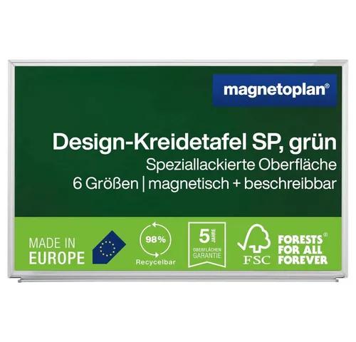 Magnetoplan Kreidetafel 1240395, 60 x 90 cm, magnetisch von magnetoplan®