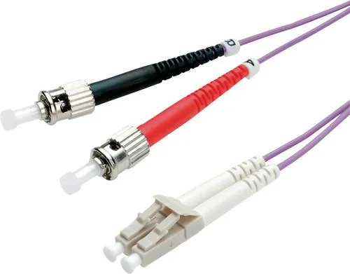 VALUE LWL-Kabel 50 125 m OM4 in lila von Value