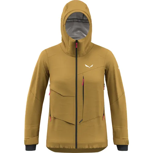 Salewa Damen Sella Free 3L PTX Jacke – Wetterfeste Funktionsjacke in Gelb (Größe S)