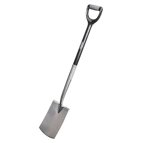 Kestek Gärtnerspaten Edelstahl mit Trittkante