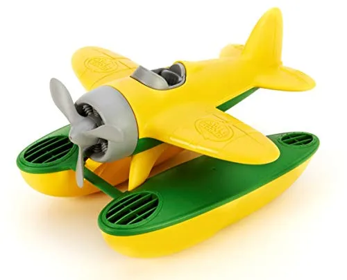GREENTOYS Wasserflugzeug mit gelben Tragflächen von Green Toys