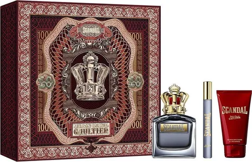 Gaultier SCANDAL POUR HOMME LOT 3 Stück - Geschenkset mit 3 exklusiven Düften, perfekt für den stilbewussten Mann und ideal als Geschenk für besondere Anlässe.