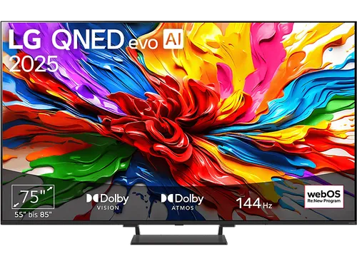 LG 75QNED93A6A QNED evo TV – 75 Zoll UHD 4K SMART TV