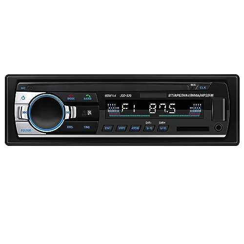 GOFORJUMP Autoradio Bluetooth Autoradio, 4 x 60W Autoradio FM-Radio, MP3-Player USB/SD/AUX Freisprecheinrichtung