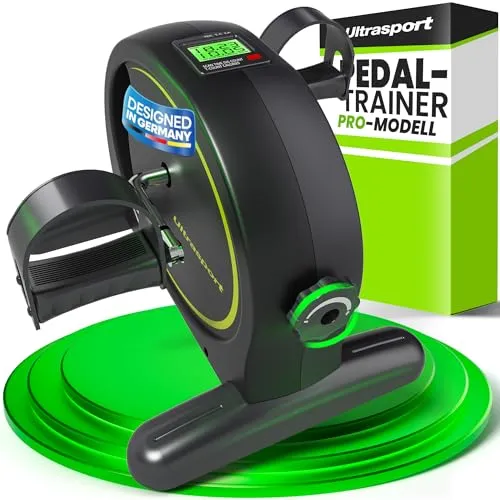 Ultrasport Pedaltrainer für Zuhause – CE Zertifiziert, Grün