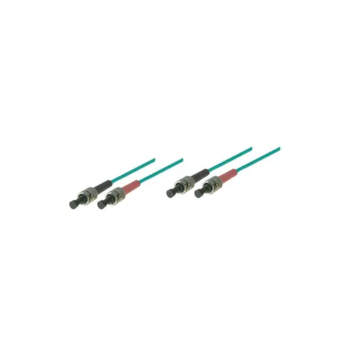 Patchkabel LWL Duplex OM3 (Multimode, 50/125) ST/ST, 0,5m, Good Connections®