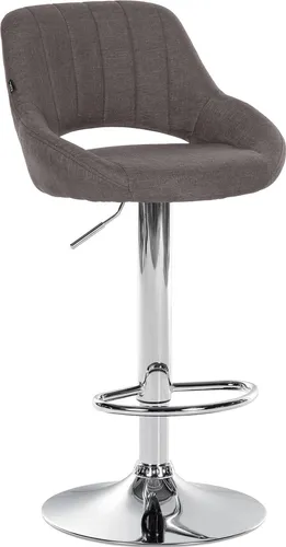 Deluke Barhocker Dunkelgrau – Höhenverstellbar & Drehbar