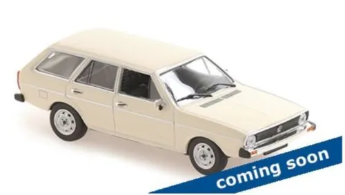 Minichamps 1:43 VOLKSWAGEN PASSAT VARIANT - 1975 - WHITE - Modellbau, Spur 1:43, detailgetreues Sammlermodell des klassischen Volkswagen Passat Variant in elegantem Weiß.