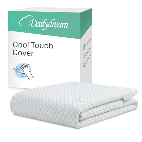 Dailydream Topper Ersatzbezug Cool Touch - Ersatzbezug für Dailydream Topper: für ein angenehmes Schlafklima. Die spezielle SENSICE-Technologie sorgt für ein kühles Liegegefühl und atmungsaktiven Komfort. Ideal für warme Nächte und einfach zu reinigen dank abnehmbarem Design.