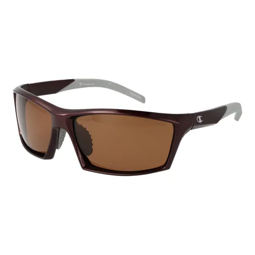 Champion Sonnenbrille CU5142 C04 64 - Burgunder - Moderne Herren-Sonnenbrille in Burgunder mit polarisierenden Gläsern für optimalen Sichtschutz. Ideal für sportliche Aktivitäten und Freizeit. Inklusive Original-Etui.