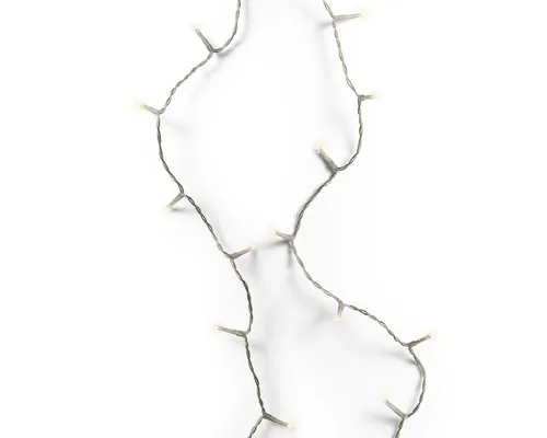 Kaemingk LED-Lichterkette Lumineo Basic Twinkle warmweiß batteriebetrieben, 8 Lichtfunktionen