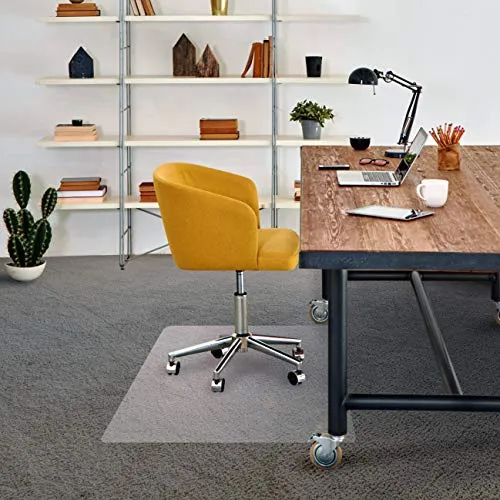 Floortex Bodenschutzmatte aus Vinyl, 120 x 150 cm - Langlebige Bodenschutzmatte, ideal für Büros und Home Offices, schützt vor Kratzern und Abnutzung. TÜV Rheinland geprüft, phthalatfrei für bessere Luftqualität.