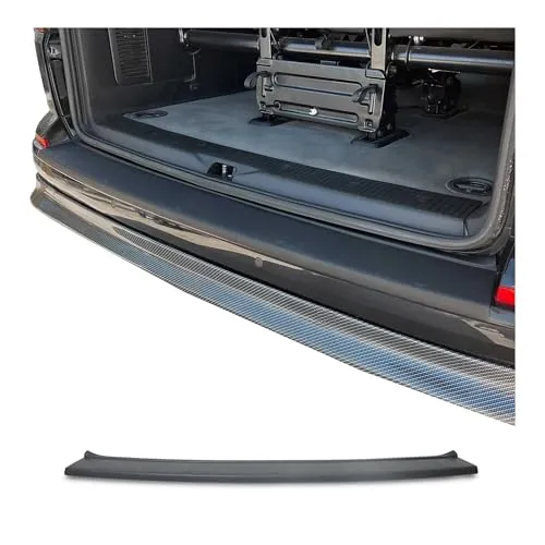 OMAC Ladekantenschutz für VW T6/T6.1 Transporter Multivan 2015-2024 - Maßgeschneiderter Ladekantenschutz aus robustem Kunststoff, schützt effektiv vor Kratzern und Stößen. Einfache Montage ohne Schneiden oder Bohren – ideal für den täglichen Einsatz.