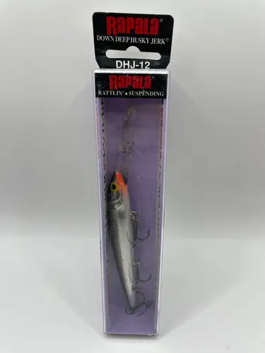 Rapala Down Deep Huskyjerk DHJ-12 Silver Wobbler Spinnfischen Angelzubehör