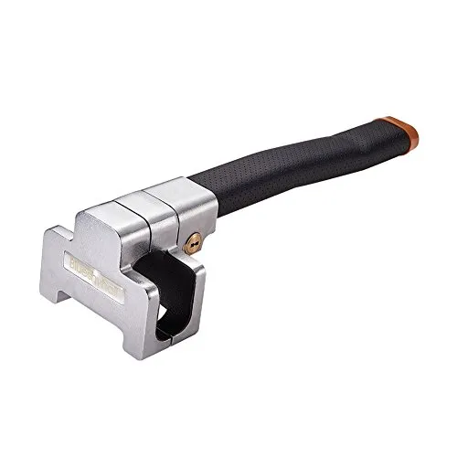 Blueshyhall Lenkradschloss Lenkradkralle Lenkradsperre Diebstahlsicherung Lenkrad Auto Mit Schlüssel, SCHWARZ