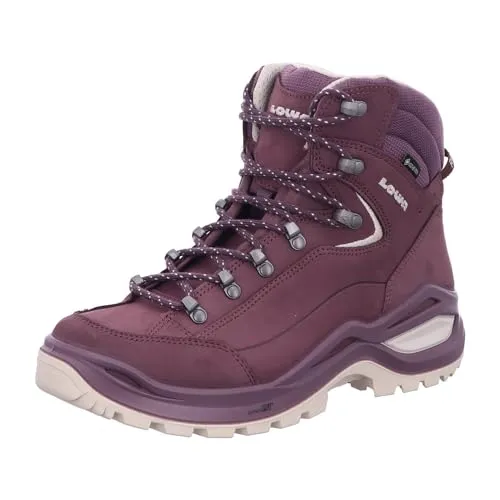 Lowa Damen Wanderschuhe RENEGADE EVO GORETEX MID 38EU - Wanderschuhe für Damen mit wasserdichter GORE-TEX-Membran, ideal für alle Outdoor-Abenteuer bei jedem Wetter. Genießen Sie herausragenden Tragekomfort und Stabilität auf jedem Terrain.