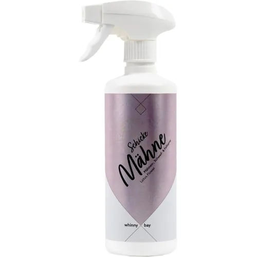 whinny X bay 500 ml Mähnenspray Schicke Mähne Lotus Flower Glanzspray