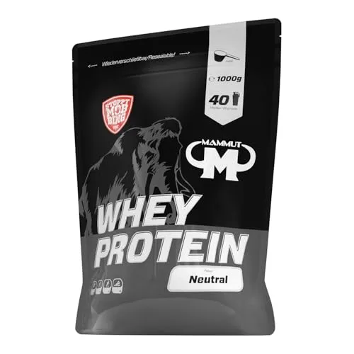 Whey Protein - Neutral Zipp-Beutel 1000 g - Arzneimittel zur Unterstützung von Muskelaufbau und Regeneration, rezeptfrei und in praktischer Zipp-Beutel-Verpackung für einfache Dosierung.