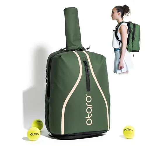 Otaro Tennisrucksack mit Schuhfach Premium – Ideal für Hobby und Profi