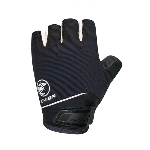Chiba Fahrrad Handschuhe BioXcell Lady/Damen schwarz, Größe M - Elastische, luftdurchlässige Oberhand für optimale Passform und Belüftung. Strapazierfähige Innenhand mit Gelpolsterung für hohen Komfort und Druckentlastung. Ideal für jede Fahrradtour.