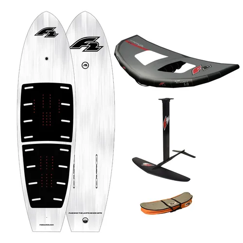 F2 Set Foilboard Glide Explorer Team 115L - Unisex Foil Board mit 115L Volumen, ideal für Foiling und Wing, bietet Stabilität und einfache Handhabung für alle Erfahrungsstufen.