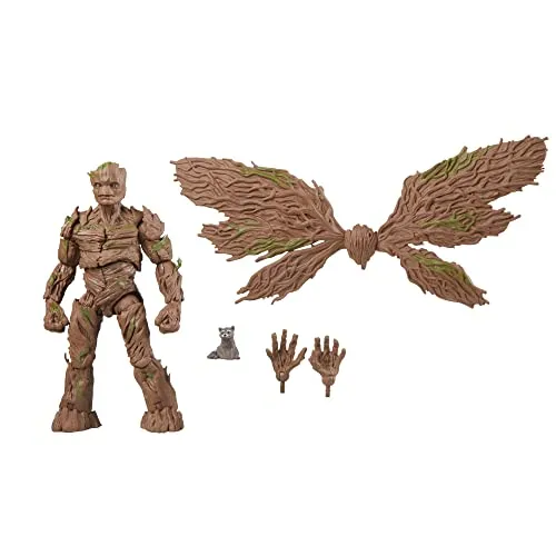 Marvel Legends Series Groot, 15 cm große Action-Figur - Actionfigur aus Guardians of the Galaxy Vol. 3, mit 4 Accessoires und vollbeweglichem Design – perfekt für Sammler und Fans!