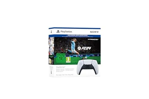 Playstation DualSense® Wireless-Controller - EA SPORTS™ FC 24 Bundle - Games: Erlebe mit dem DualSense Wireless-Controller das Spielvergnügen hautnah dank haptischem Feedback und adaptiven Triggern. Inklusive Gutscheinen für die Vollversion von EA SPORTS FC 24 und digitale Inhalte!