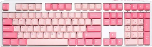 Ducky One 3 Gossamer Pink Tastatur USB US Englisch Pink in pink von Ducky