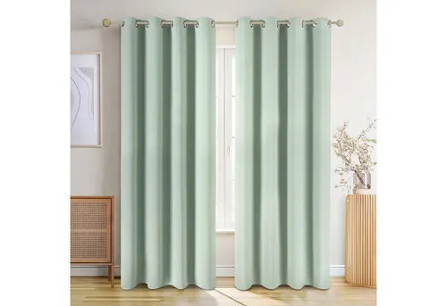 Blumtal Verdunklungsvorhänge 2er Set in grün von Blumtal