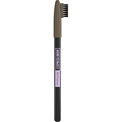 Maybelline New York 2-in-1 Augenbrauenstift mit anspitzbarer Spitze und weicher Bürste, Express Brow, Nr. 04 Medium Brown, 1 Stück
