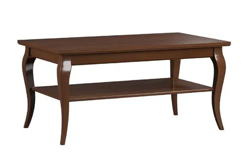 Eleganter Couchtisch aus Massivholz – Art déco Stil - Moderner Couchtisch aus Massivholz in Braun, ideal für Ihr Wohnzimmer. Mit einer praktischen Größe von 110 x 65 x 53 cm bietet er Platz für Getränke und Deko. Ein stilvolles Highlight für jeden Raum.